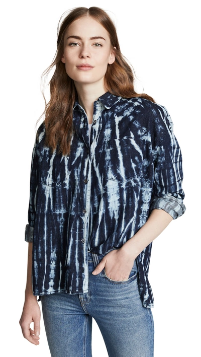 Shop 3x1 Drew Oversized Button Up In Arlo