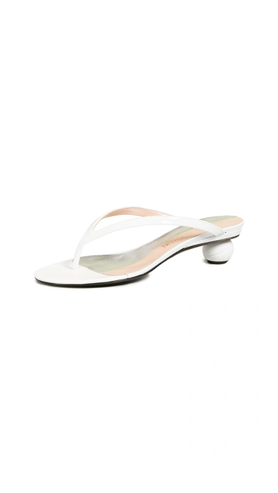 Shop Alchimia Di Ballin Vernice Thong Sandals In White