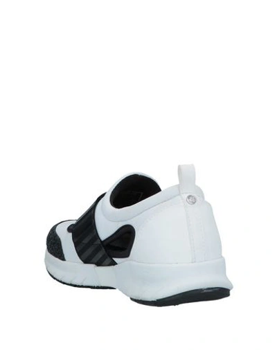Shop Armani Jeans Sneakers In White