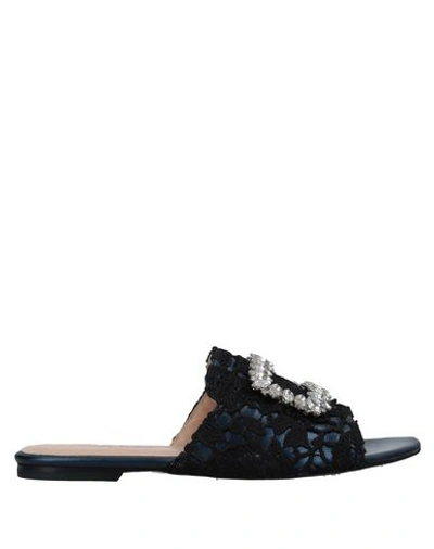 Shop Carpe Diem Sandals In Dark Blue