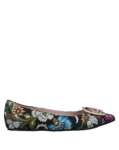 Shop Alberto Gozzi Ballet Flats In Black