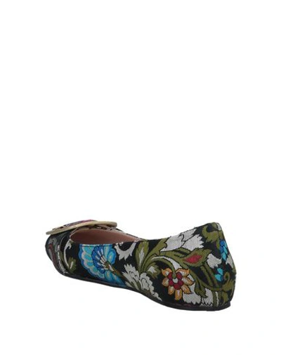 Shop Alberto Gozzi Ballet Flats In Black