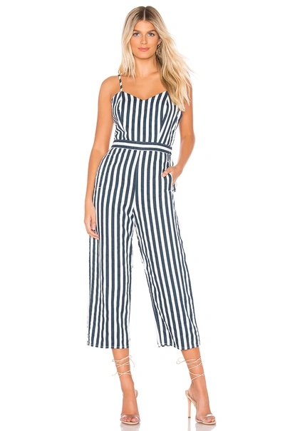 Shop Mother The Cut It Out Jumpsuit In Sea Daze