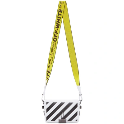 off white flap bag