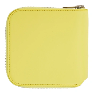 Shop Acne Studios Yellow Csarite Wallet In Pale Yellow