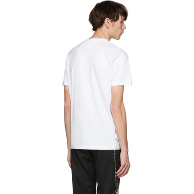 Shop Dsquared2 White Punk Cool Fit T-shirt In 100 White