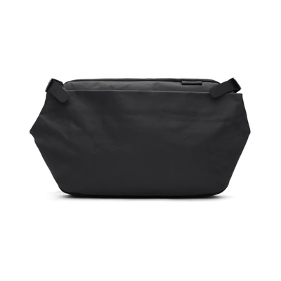 Shop Côte And Ciel Cote And Ciel Black Riss Messenger Bag