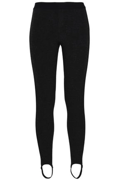 Shop Charli Woman Billie Stretch-jersey Stirrup Leggings Black