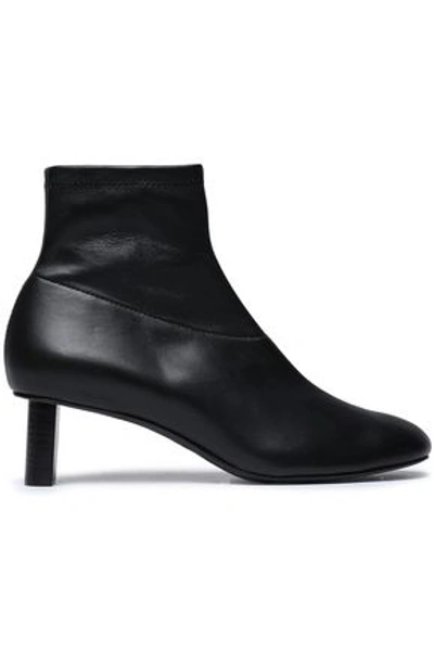 Shop Joseph Woman Leather Sock Boots Black