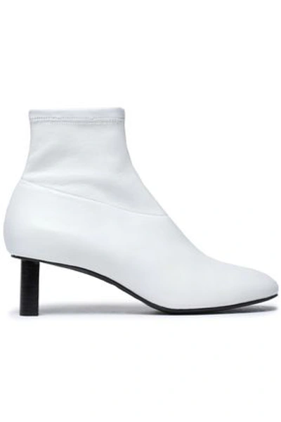 Shop Joseph Woman Leather Ankle Boots White