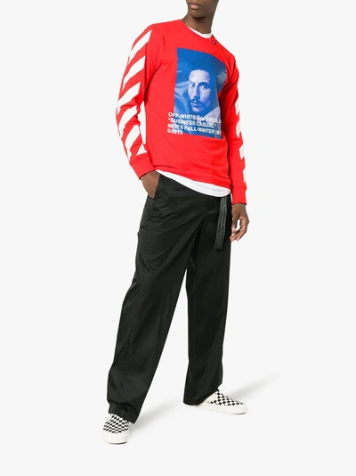 Off white top bernini crewneck