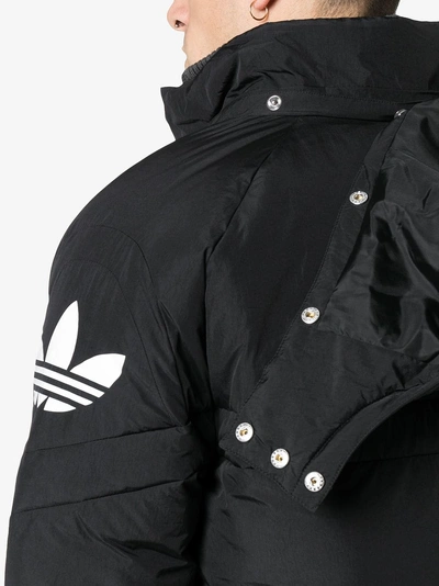 Shop Adidas Originals Adidas Gesteppte Daunenjacke In Black