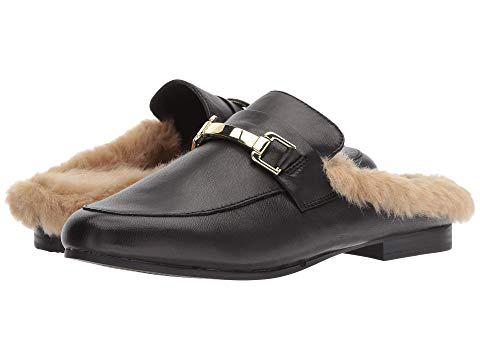 steve madden mules with fur