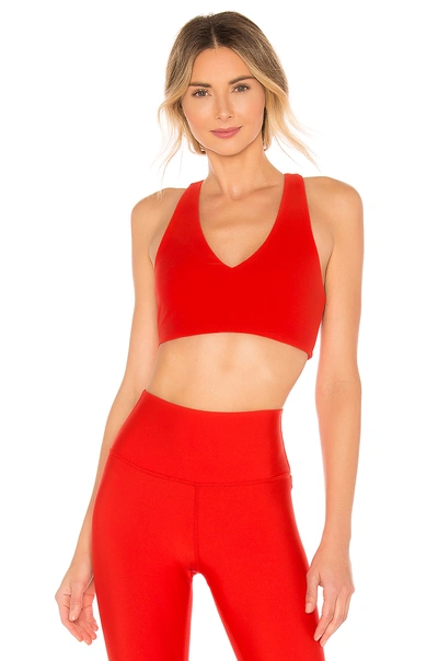 Alo Yoga Base Sports Bra In Cherry Pop ModeSens