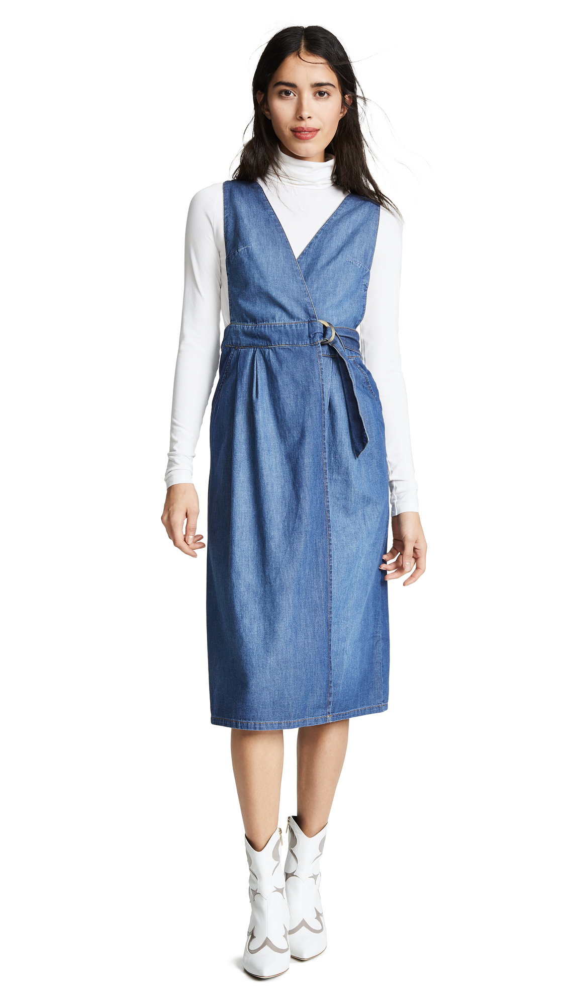 free people keeping my cool denim dress