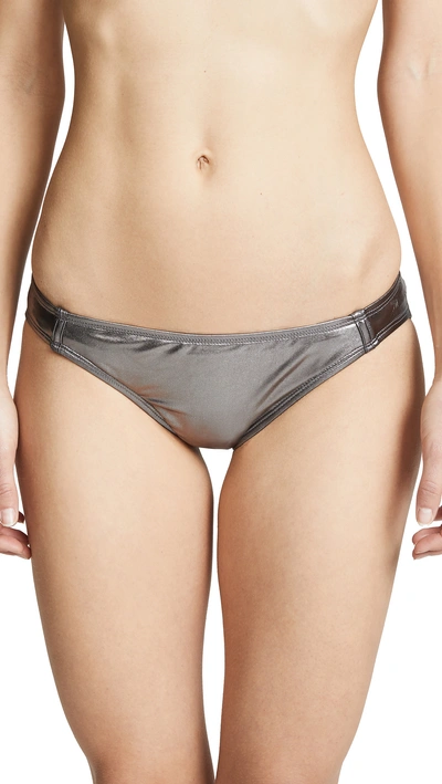 Shop Beth Richards Naomi Bikini Bottoms In Pewter