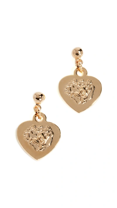 Shop Cloverpost Portal Earrings In Gold