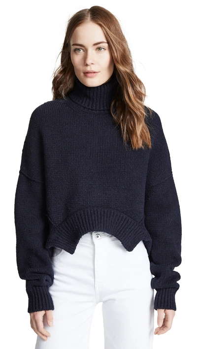 High Neck Amber Sweater
