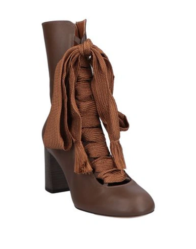 Chloé Ankle Boot In Brown