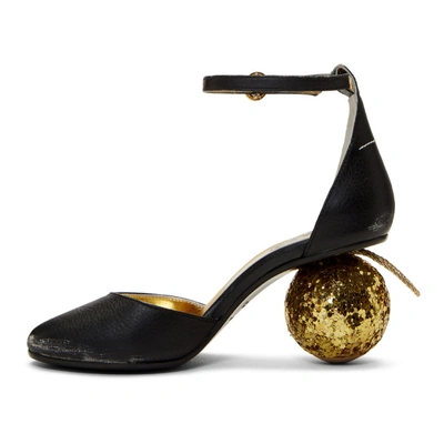 Shop Mm6 Maison Margiela Black Ball Heels