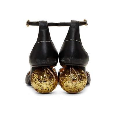 Shop Mm6 Maison Margiela Black Ball Heels