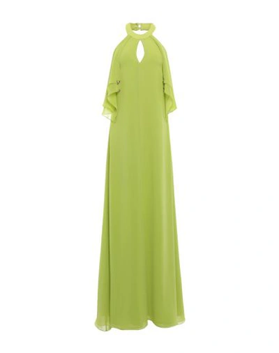Shop Alessandro Dell'acqua Long Dress In Acid Green