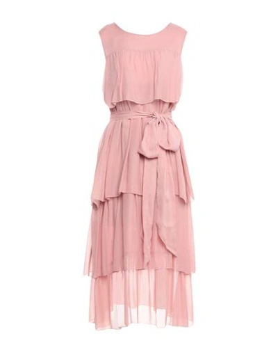 Shop Ottod'ame Midi Dresses In Pink