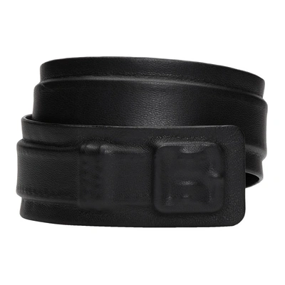 Shop Maison Margiela Black 3d Wrap Bracelet In 963 Slv+blk