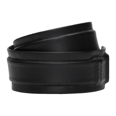 Shop Maison Margiela Black 3d Wrap Bracelet In 963 Slv+blk