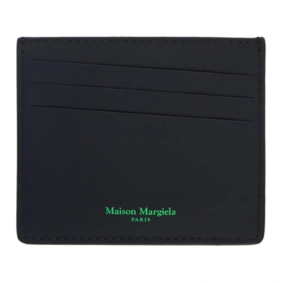 MAISON MARGIELA 黑色 AND 绿色“11”卡包