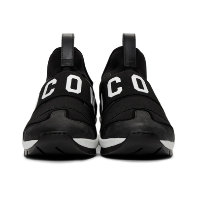 Shop Dsquared2 Black Icon Sneakers In 2124 Black
