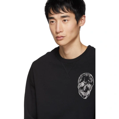 Shop Alexander Mcqueen Black Mix Sweatshirt In 0901 Blkmix