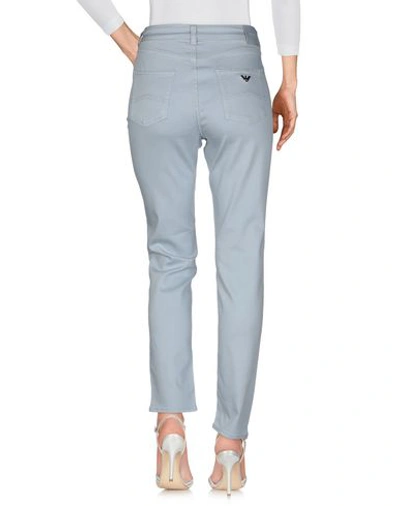 Shop Armani Jeans Denim Pants In Sky Blue