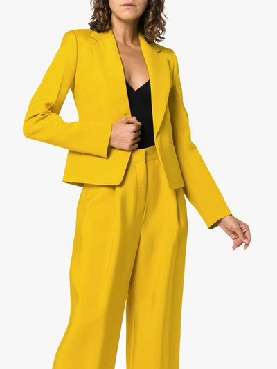 Shop Roksanda Indo Blazer In Yellow
