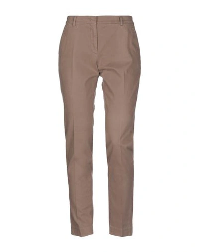 Shop Incotex Casual Pants In Light Brown