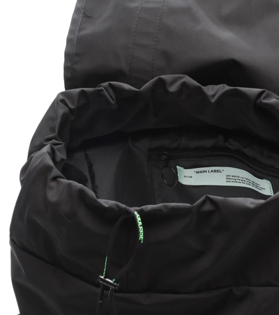 Shop Off-white Technical Canvas Backpack In Black