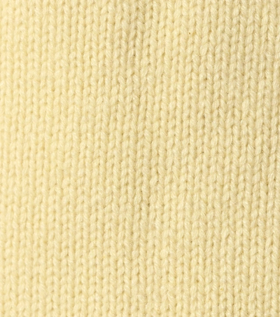 Shop Tibi Cashmere Sweater In Yellow