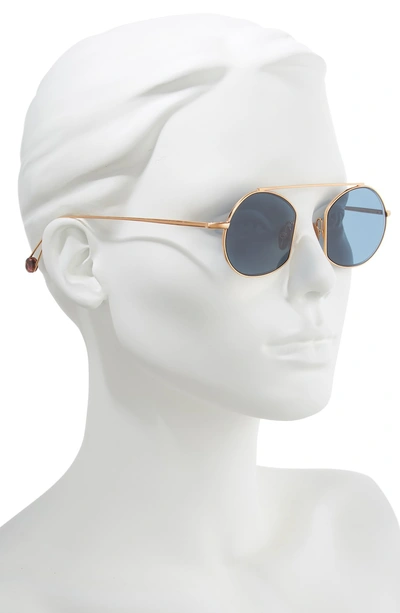 Shop Ahlem Victoire 47mm Aviator Sunglasses - Rose Gold
