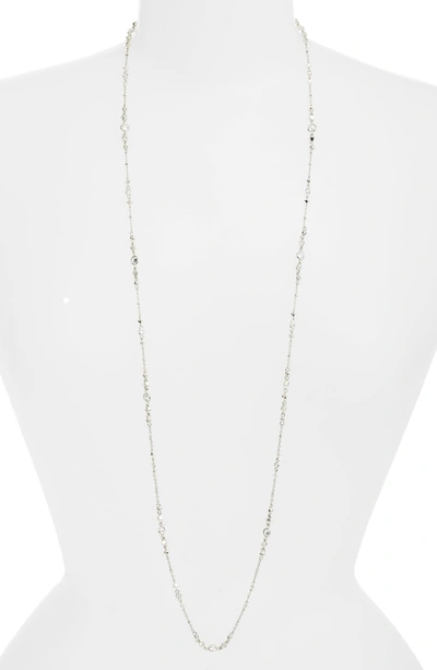 Shop Kendra Scott Wyndham Long Station Necklace In Silver