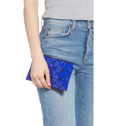 Shop Bao Bao Issey Miyake Prism Pouch In Deep Blue