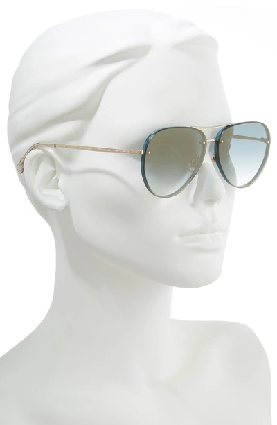 Shop Rebecca Minkoff Gloria2 59mm Aviator Sunglasses In Military Green