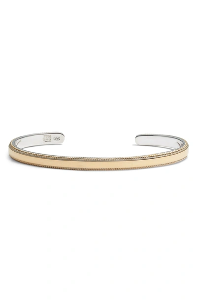 Shop Anna Beck Smooth Skinny Cuff In Gold