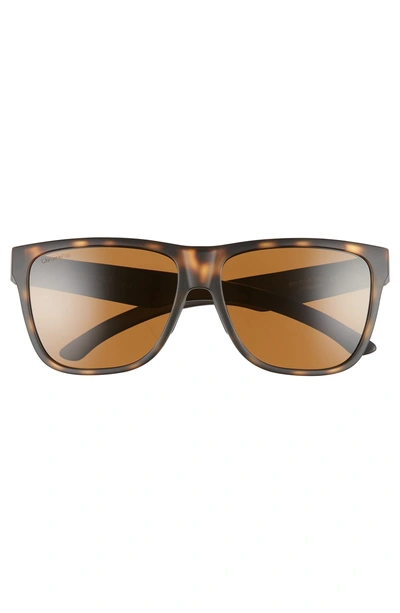 Shop Smith Lowdown Xl 2 60mm Chromapop(tm) Polarized Square Sunglasses - Matte Havana/ Brown