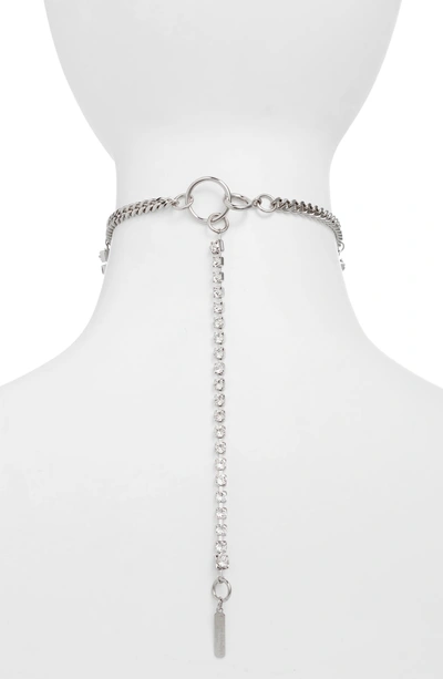 Shop Justine Clenquet Betty Layered Necklace In Silver