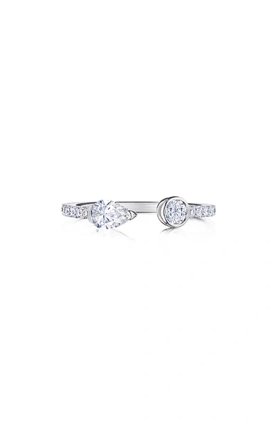 Shop Kwiat Eclipse Diamond Open Ring In White Gold