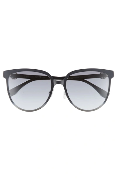 Shop Fendi 57mm Sunglasses In Blue