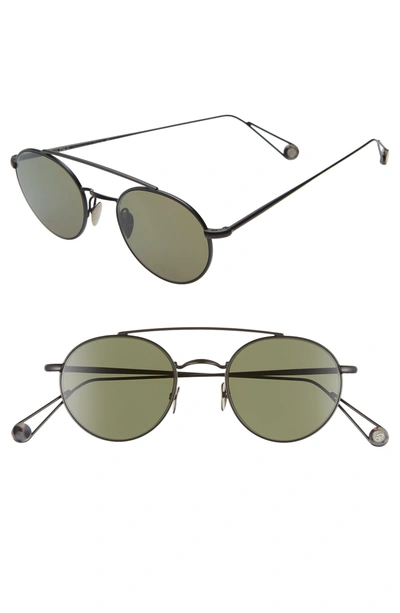 Shop Ahlem Bastille 49mm Aviator Sunglasses - Matte Black