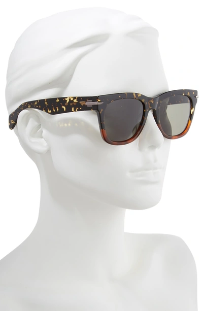 Shop Rag & Bone 54mm Polarized Sunglasses In Black/ Havana Honey