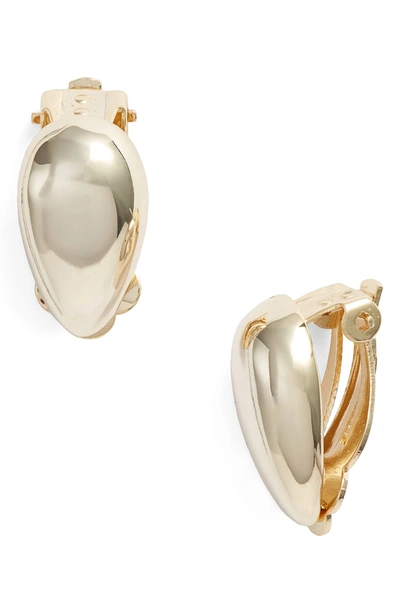 Shop Argento Vivo Teardrop Earrings In Gold
