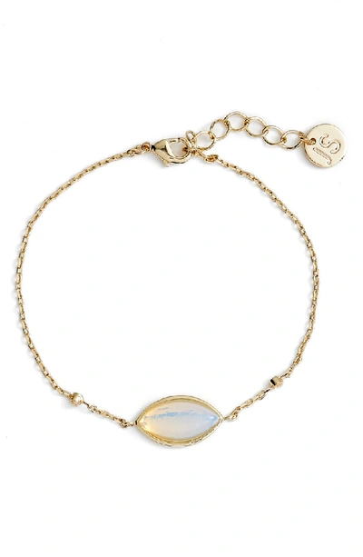 Shop Jules Smith Opal Envy Bracelet In Gold/ Opal